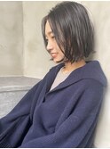 切りっぱなしボブ
