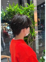 ガリカ 横浜(Gallica) 簡単スタイリング ナチュラルショートヘア20代30代40代