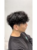 波巻きパーマ
