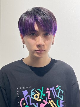 メンズサロン ゴールド 名古屋(GOALD) ツイストスパイラル波打ちスパイラルセンターパート刈り上げ束感