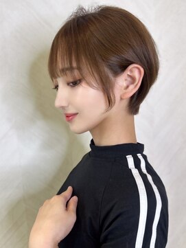 ロンド ストラーダ 心斎橋(Lond strada) ショート×ハイライト白髪ぼかし×マチルダボブ[心斎橋]