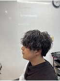 波巻きスパイラルパーマ　波巻きパーマ　スパイラルパーマ
