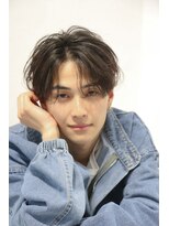 オーシャントーキョーセンダイ(OCEAN TOKYO SENDAI) ニュアンスセンターパート/ツーブロ/カルマパーマ/刈り上げ