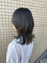 ジュジュル 稲毛本店(jujur)&nbsp;ウルフ/グレージュカラー/デザインカラー/シルキーベージュ