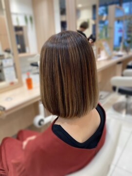 アッシュ 行徳店(Ash) 縮毛矯正×ハイライト×ローライト