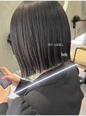 切りっぱなしボブ