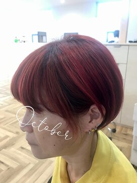 ヘアルーム クオーレ(hair room Cuore) ブリーチショートへあ