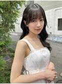 大人かわいい小顔レイヤー顔まわりレイヤー小顔シースルーバング