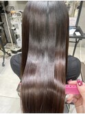髪質改善ケラチントリートメント自然なストレート艶髪M20240516