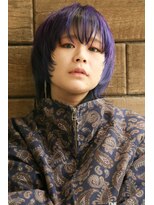 イーエン ヘアーデザイン(iiEn hair design)&nbsp;ウルフ×ブルー