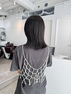 ロカ 表参道(loka) グレージュ/レイヤーボブ[表参道/ブリーチ/ハイライト]Mai