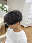 フェザーパーマメンズマッシュ
