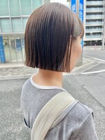 オーガニック アトリエ 大宮(organic+atelier)&nbsp;20代30代ミニボブココアブラウン小顔美肌ストレート丸み