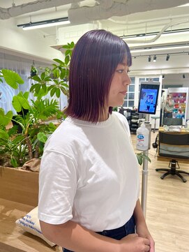 オーシャン(Ocean) 【OceanHair&Life田中愛梨】10代20代カシスブラウン/暖色カラー