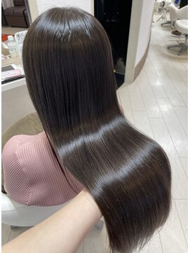 髪質改善専門店 アミーベルエクラ(AMI a BELLE Eclat) 髪質改善で大人の艶髪へ【人気のダークアッシュブラウン】