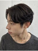 立川フェザーパーマニュアンスパーマセンターパートウルフカット