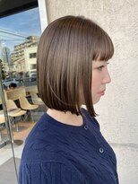 フロア(FLOOR) ナチュラルボブ/オリーブベージュ/ヘッドスパ