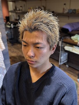 エクファフォーメン(EX-FA FOR MEN) ダークアッシュ/ニュアンスパーマ/韓国マッシュ/スペインカール