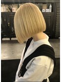 切りっぱなしボブ