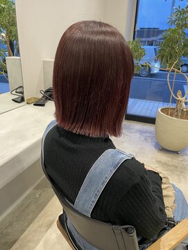 マルゴ(M A L G O) 切りっぱなし/ピンクラベンダー