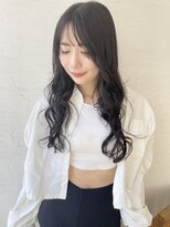 オーロ 西大寺店(ORO)&nbsp;暗髪ロングのエクステStyle