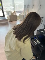 カンゴールサロン 郡山ノース(KANGOL)&nbsp;ロブ/赤み消しカラー/ブラウンベージュ/チェスナットカラー