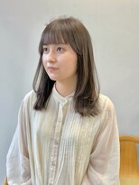 ヘアー アイス 御器所本店(HAIR ICI)&nbsp;ブリーチなし/ベージュ/グレージュ/レイヤー/20代