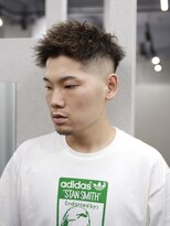 スラッシュ(SLASH)&nbsp;メンズパーマ/ハイライト/短髪/フェードカット/ツイスト/姫路