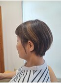 丸みショートボブ