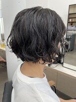 ユノ(juno) 【中目黒】ブリーチなしハイライト＋ショートボブパーマ☆
