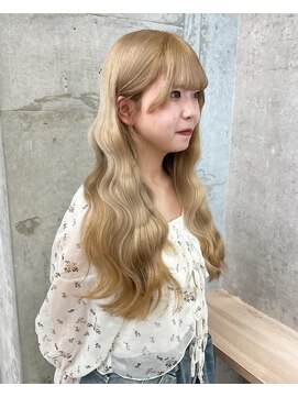 アロ 大阪梅田(alo) 【momoa】大人気ブロンドベージュ《ブリーチ/大阪梅田》