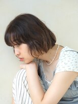 ザック ヴィ(ZACC vie) ボブ/ニュアンスパーマ/ブラウンカラー