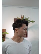 ビジネススタイルとの相性◎ニュアンスパーマ［三軒茶屋/Men’s/メンズ/眉毛/フェード/ニュアンスパーマ］