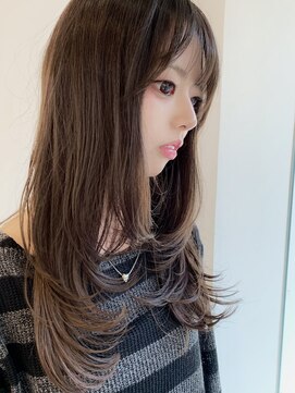 コキュウ(co-kyu) ロングハイレイヤー　前髪あり