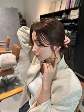 アリーズ(ALLYS) くくっても決まる、顔まわりカット(奥田)