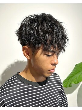 オリジン サロン(THE ORIGIN'S SALON) メンズ前下がりマッシュツイストスパイラルパーマ