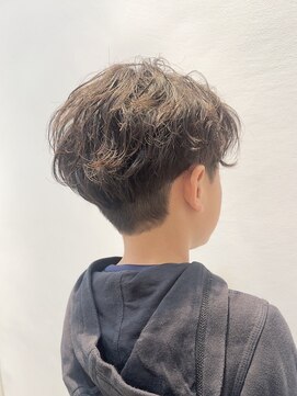 キッズカット/ニュアンスパーマ/マッシュショート