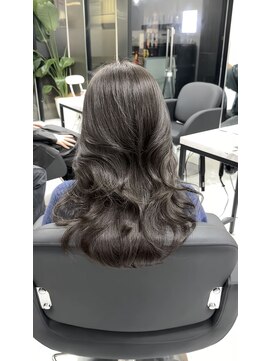 アクション 心斎橋店(ACTION) ブリーチなし透明感カラー×レイヤーカット