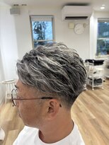 アッベリーレ(A'bbellire)&nbsp;白髪ぼかしメンズハイライト