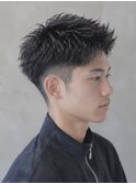 アップバングスパイキー