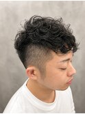 ソフトモヒカンパーマ