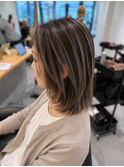 ＊大人女性に人気　ベージュ　バレイヤージュ＊