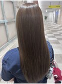ブリーチなしオリーブブラウン