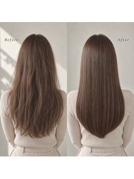 ラカトッカ 中目黒(LAKA TOCCA)の写真/《扱いやすさも美しさも叶える、抜け感ストレート》ピンとしすぎない、大人女性のための縮毛矯正。