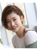 カジュアルショートボブ