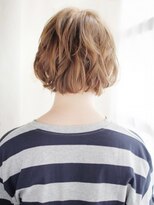 ヘアメイク ナル(hair make nalu)&nbsp;ふわくしゅカールのショートボブ