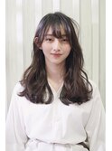 エアウェーブでフェミニンモードな重軽ウェーブ