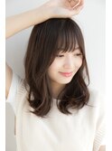 【寺尾拓巳】大人かわいいエギョモリグレーベージュパーマミディ