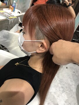 ミエルヘアーエスト 新宿店(mielhair est) ロング×２ブロック　　　　新宿