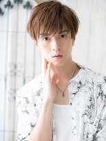 メンズヘア ビーセカンド 草加店(MENS HAIR B-2)&nbsp;透けバング透明感ハイライトカラー束感ショートM